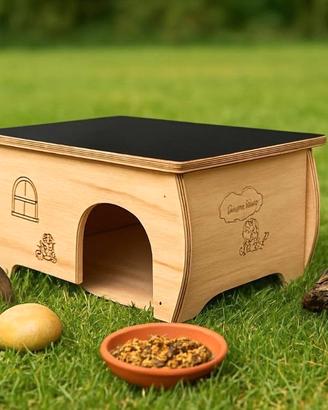 Casetta terrario in legno. cm 40 x 30 x h 18