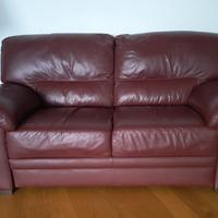 coppia divani pelle Poltrone e Sofà 