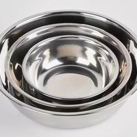 Set 3 pezzi ciotole metallo