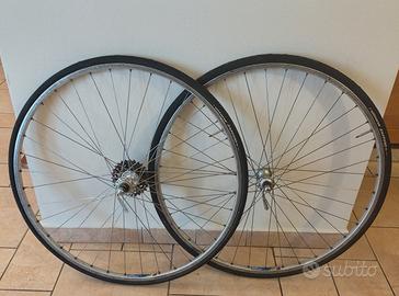 ruote bici corsa epoca Campagnolo copertoncini