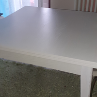 Tavolo allungabile bianco effetto legno
