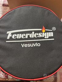 griglia da tavolo Vesuvio Feuerdesign