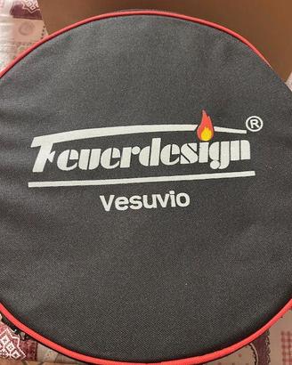 griglia da tavolo Vesuvio Feuerdesign