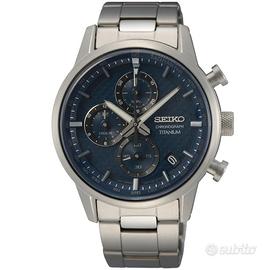 Seiko SSB387P1 Orologio da Polso Titanio Blu