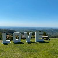 Scritta LOVE polistirolo per esterni