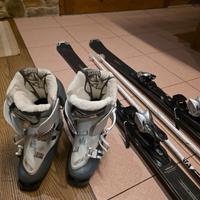 Set sci completo donna con scarponi taglia 40