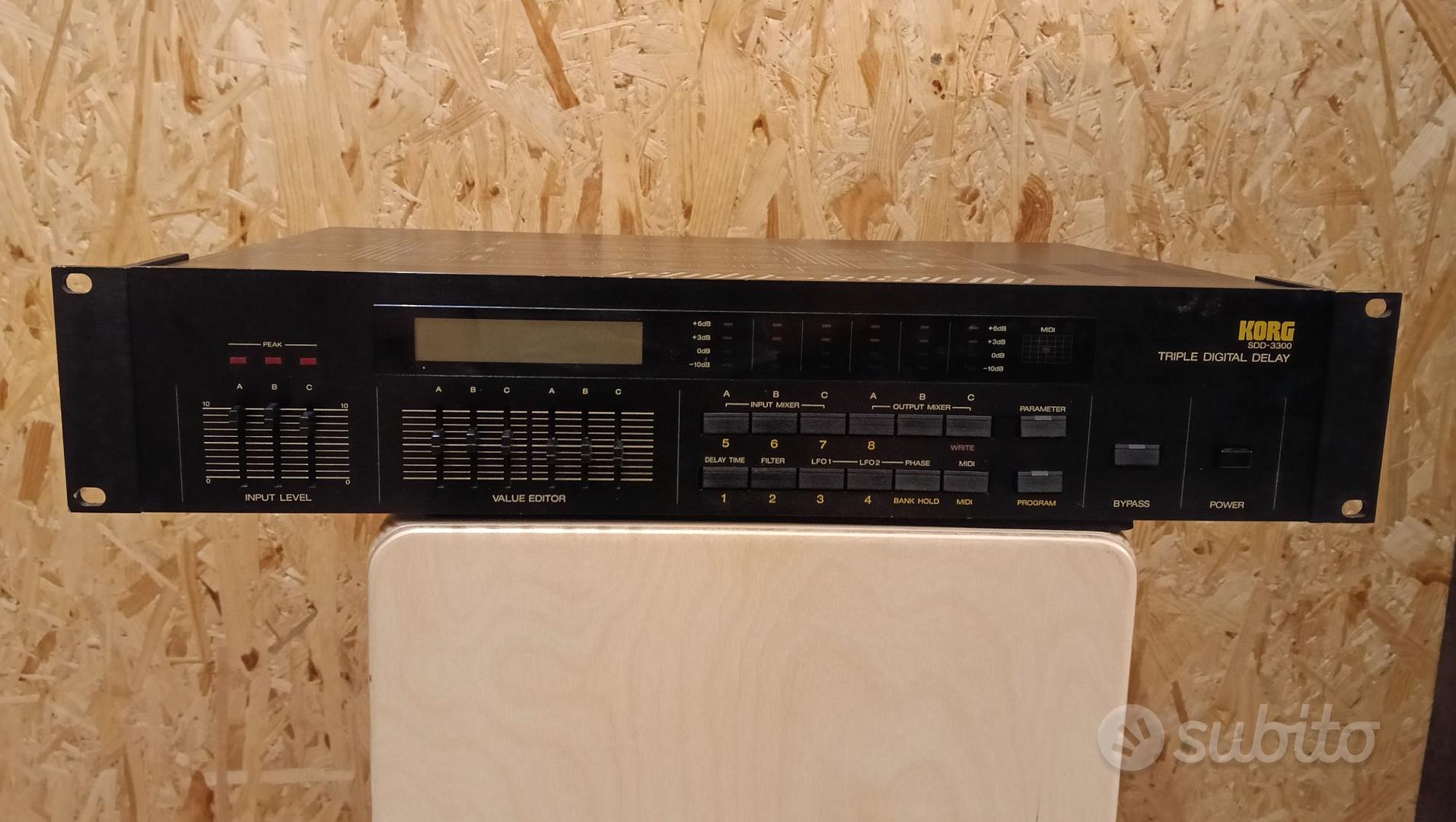 配信機器・PA機器・レコーディング機器 KORG SDD3300 Triple Digital Delay 配信機器・PA機器・レコーディング機器 KORG SDD3300 Triple
