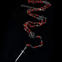 Rosario In Agata con Croci e Spada 