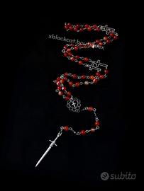 Rosario In Agata con Croci e Spada 