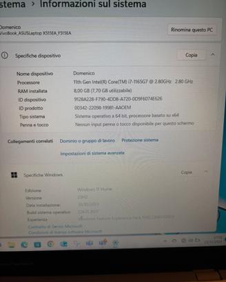 Laptop Asus VivaBook X515
