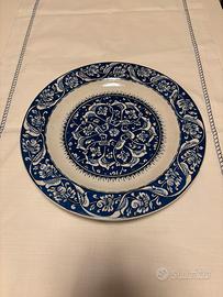 Piatto in ceramica di Iznik fatto a mano