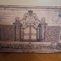 stupendo quadro stampa su legno cancello
