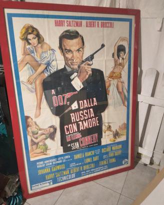Poster originale 007  dalla Russia con amore 