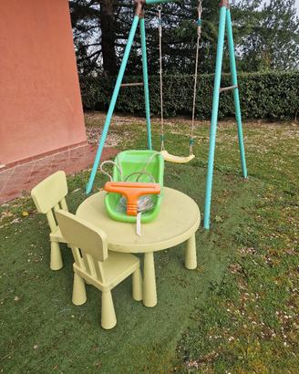 Tavolino e sedie Bambino