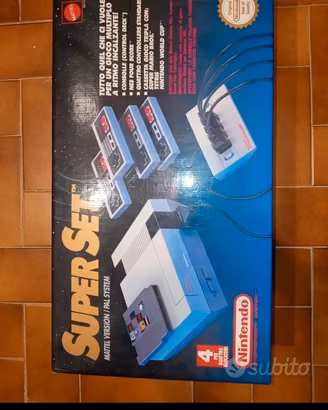 Nintendo SuperSet Mattel Pal Ita boxato con giochi