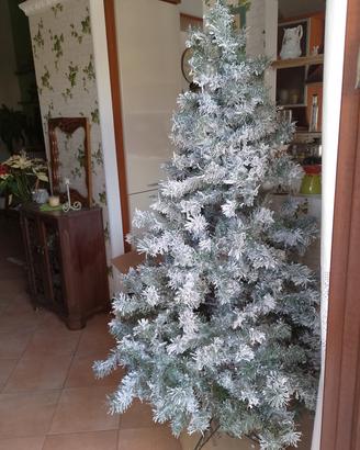 Albero di Natale innevato