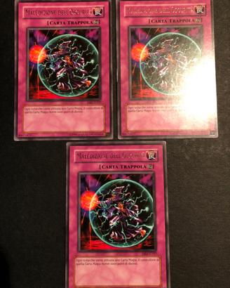 Yugioh maledizione dell'oscurità dr2 it107 rara 3x