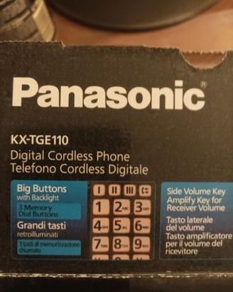 Cordless Panasonic KX-TGE110JTB