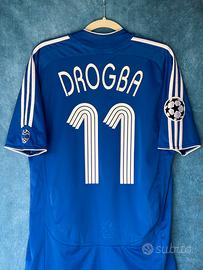 Maglia Chelsea 2007/08 Drogba 11 UCL originale