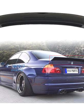 SPOILER BMW E46 COUPE 98-05 NERO LUCIDO DUCK TAIL