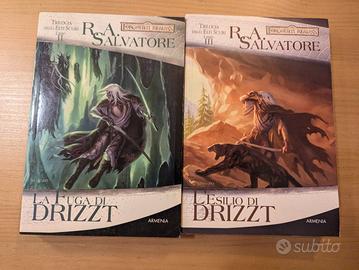 la fuga di drizzt + l'esilio di drizzt 