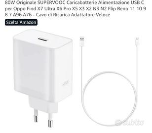 caricatore 80w oppo