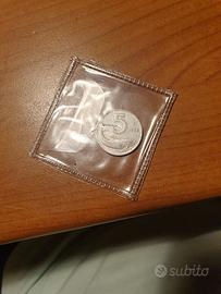 moneta 5 lire delfino 1956