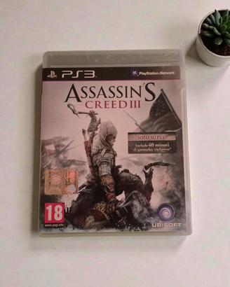 Assassin’s Creed III – PS3 (originale, completo)