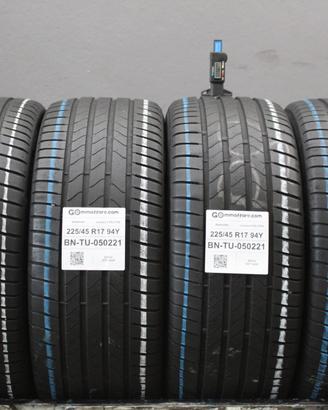 4 Pneumatici 225/45 R17 Bridgestone Turanza 6 Enli