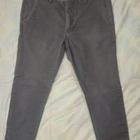 Pantalone Clayton, cotone, grigio scuro, Tg.50