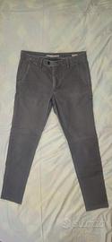 Pantalone Clayton, cotone, grigio scuro, Tg.50
