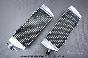 radiatori AVDB KTM XCW / XC 200 / 250 / 300 98 07