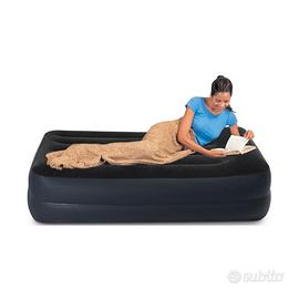Intex Materasso Singolo Floccato Letto  Gonfiabile