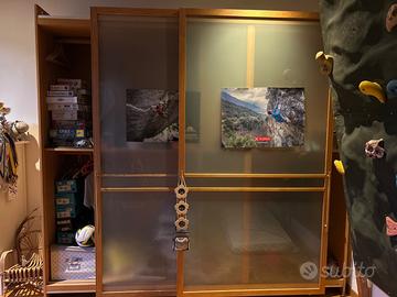 Armadio legno rovere.