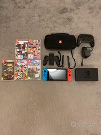 Nintendo switch 1 + 5 giochi +1pro controller