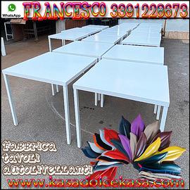 TAVOLO IMPILABILE IN FERRO AUTOLIVELLANTE