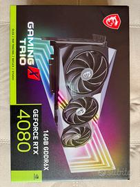RTX 4080 MSI Gaming trio x 16 gb GDDR6X