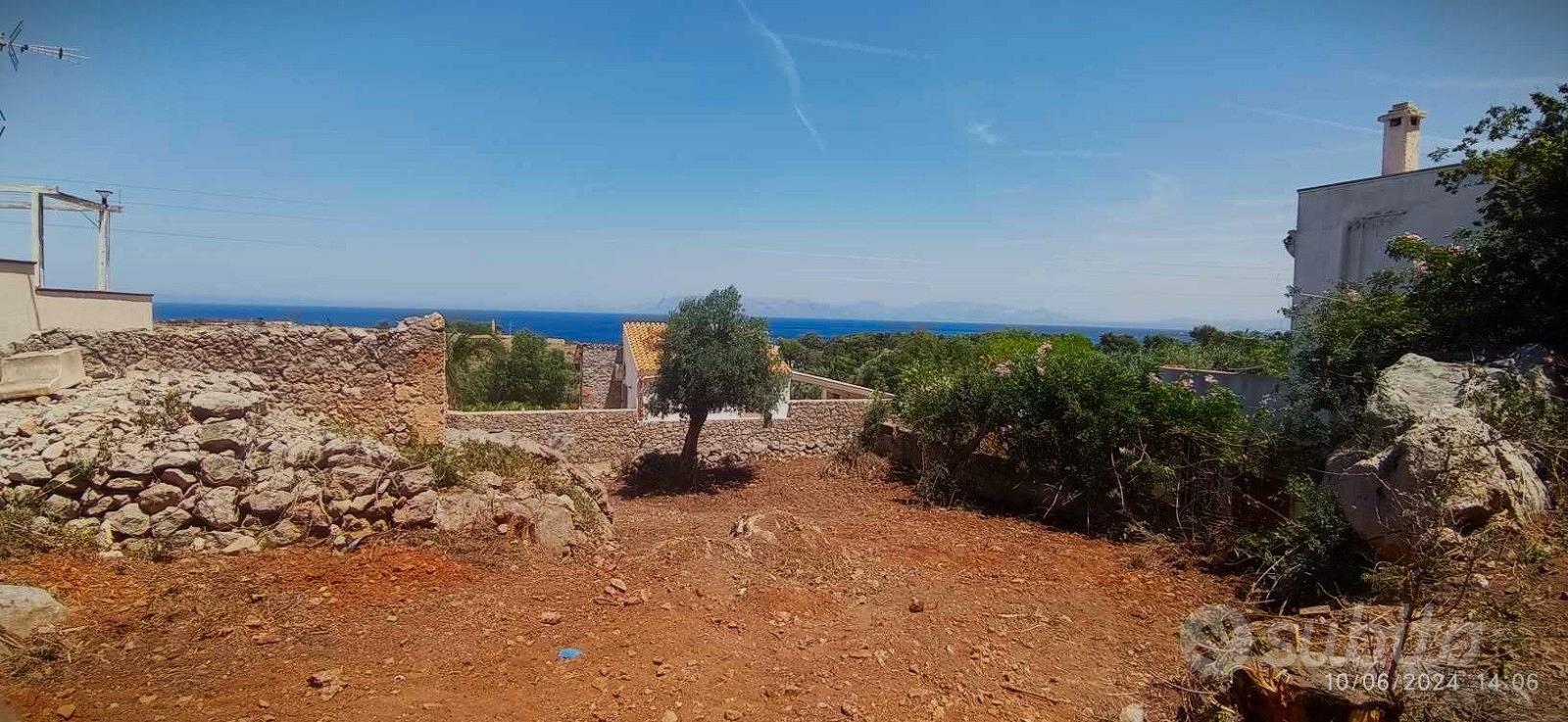 Terreno con rudere edificabile San Vito lo Capo - Vista 2