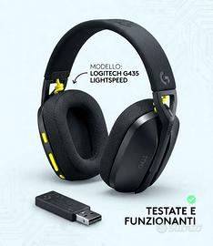 Cuffie gaming Logitech originali testate
