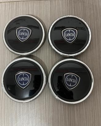 Coprimozzi Lancia Ypsilon nero lucidi originali