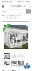 veranda in PVC 258x260