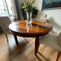 Tavolo tondo noce diametro 110