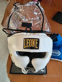 Casco da boxe leone