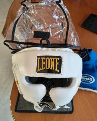 Casco da boxe leone