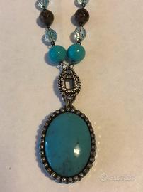 Collana Sodini turchese