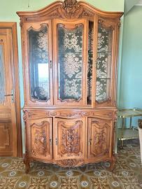 Credenza e Vetrina stile barocco piemontese