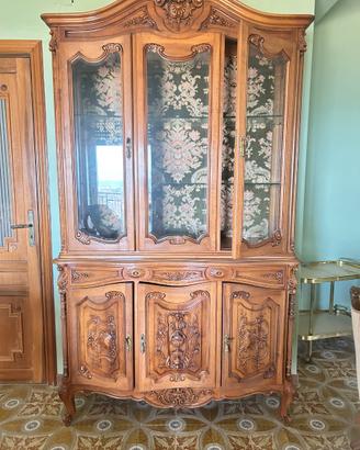 Credenza e Vetrina stile barocco piemontese