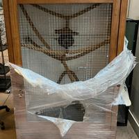 Voliera in legno grande