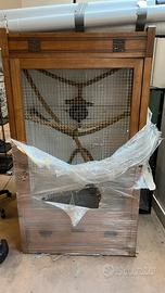 Voliera in legno grande