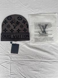 Cappellino di Lana Nero e Grigio